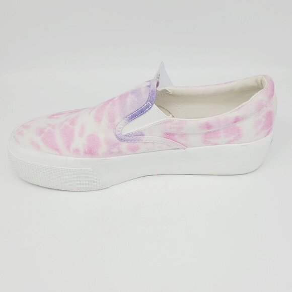 Superga 2306 Platform Slip On Sneakers Pink Purple Tie Dye Sz 8.5 NEW NO BOX - Picture 6 of 10